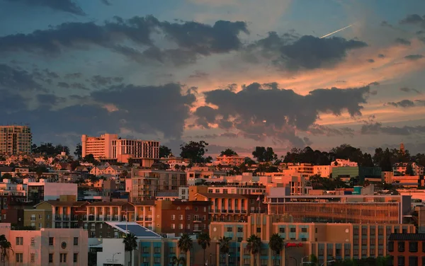 Coast of San Pedro in Golden LIght — Stock Photo, Image