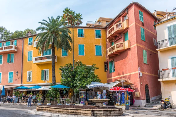 Plaza i Villefranche — Stockfoto