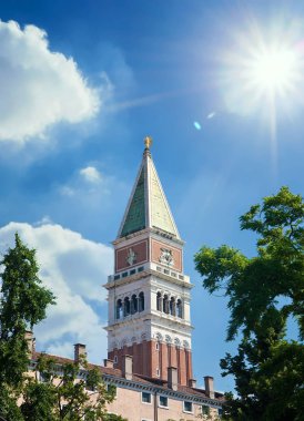 Old Bell Tower in Venice