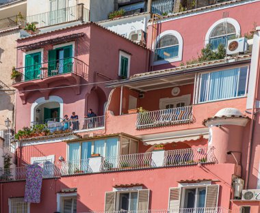Positano 'daki Pembe Plaster Oteli.
