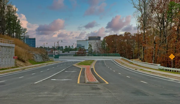 Empty Bridge at Dawn — 스톡 사진