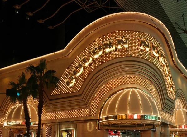 Goldenes Nugget auf der Fremont Street — Stockfoto