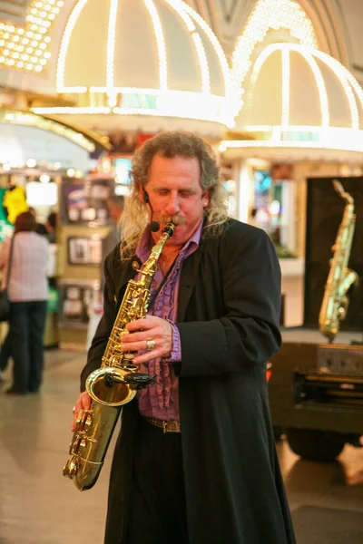 Carl Ferris na Fremont Street w Las Vegas — Zdjęcie stockowe