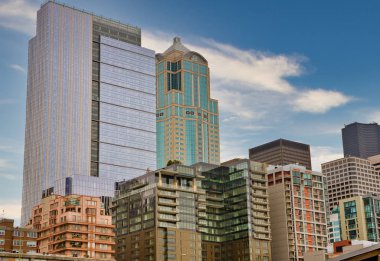 Mavi üzerine Seattle