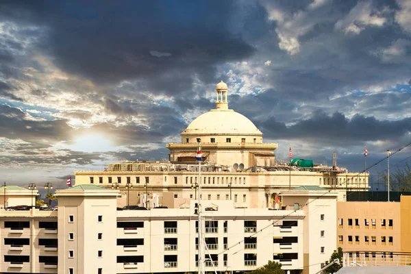 Porto Rico Campidoglio al tramonto — Foto Stock