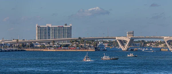 Most v Port Everglades — Stock fotografie