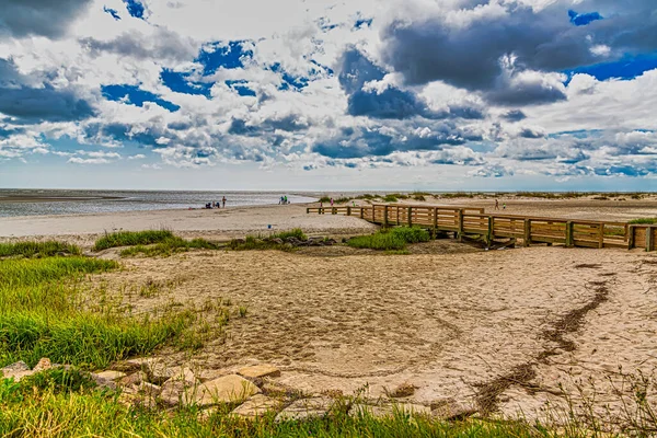 Una playa de Georgia después de condiciones de sequía — Foto de Stock