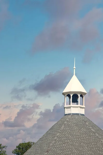 Bell Tower on Conical Roof — Stock Fotó