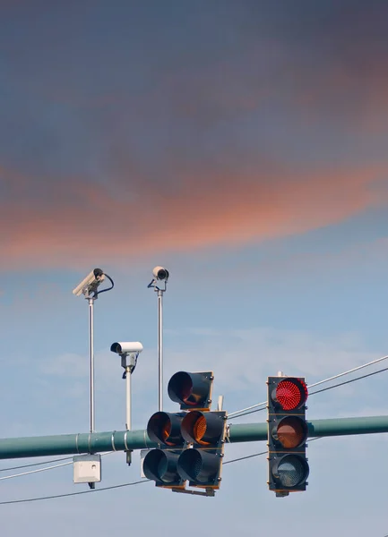 Traffice Lights and Cameras — Stockfoto