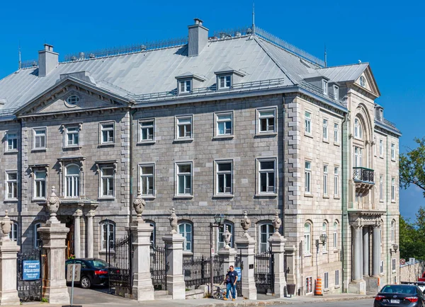 Antiguo Edificio de Piedra en Quebec — Foto de Stock