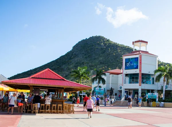 Turisti a St Maarten — Foto Stock