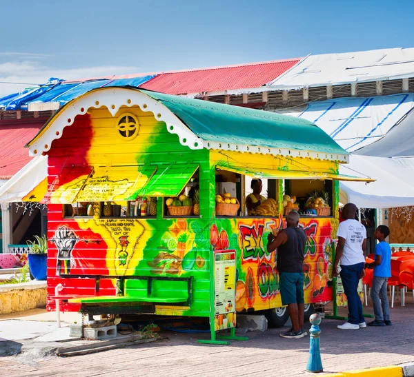 Food Truck on St Martin — Stock Photo, Image