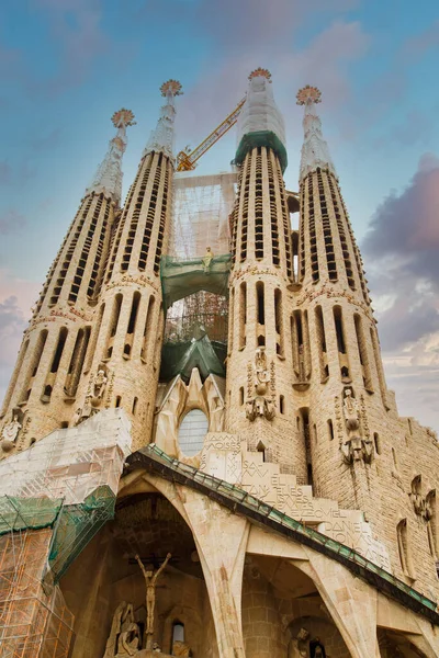 Towers of Sagrada Familia — Stock Photo, Image