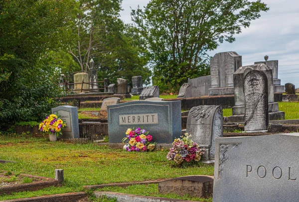 Historische Cumming begraafplaats — Stockfoto