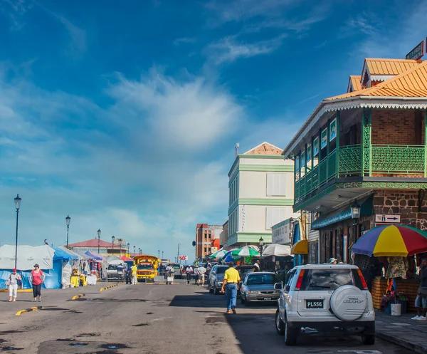 St. Croix 'deki Sokak Markteleri — Stok fotoğraf