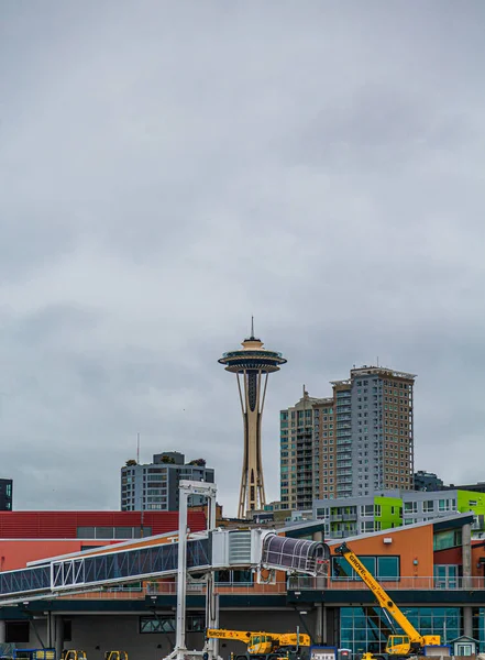 Cruiseschip Gangway in Seattle — Stockfoto