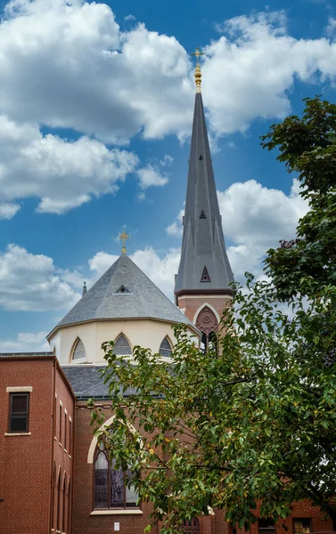 Iglesia Domo y campanario en Portland — Foto de Stock