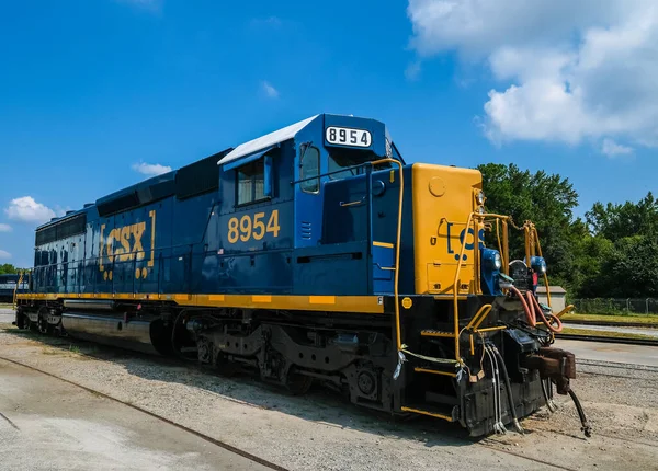 Locomotora CSX azul —  Fotos de Stock