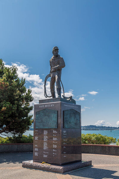 Статуя безопасного возвращения в Беллингеме
