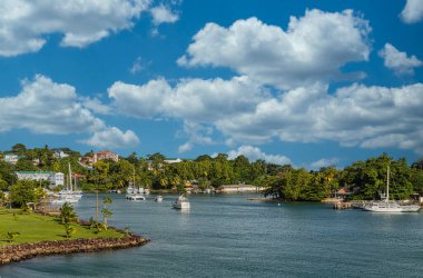 St. Lucia 'daki Sakin Liman