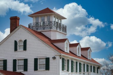 Dormers ve Widows Walk ile Beyaz Saray