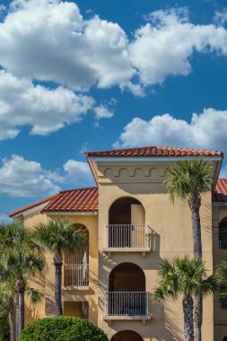 Stucco Otel 'de Palm Trees' li kemerler