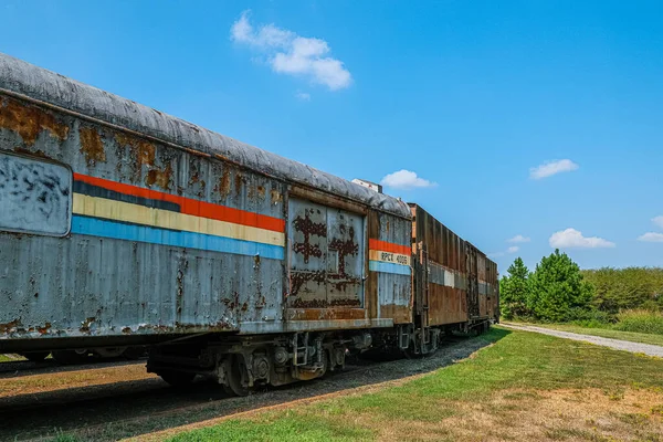 古いラスティ・アムトラックの車 — ストック写真