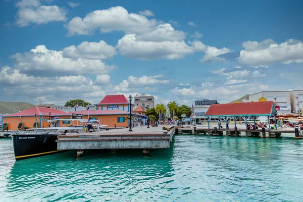 Muelle de Ferry en Philipsburg — Foto de Stock