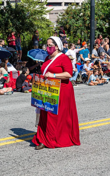 Igualdade de direitos no desfile — Fotografia de Stock