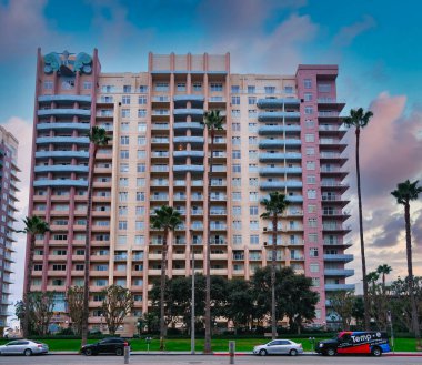 Long Beach 'te renkli evler