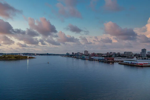 Puerto de Halifax después del anochecer — Foto de Stock