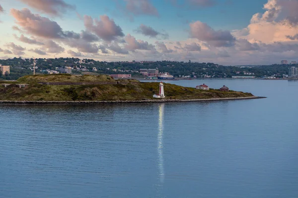 Faro di Halifax al tramonto — Foto Stock
