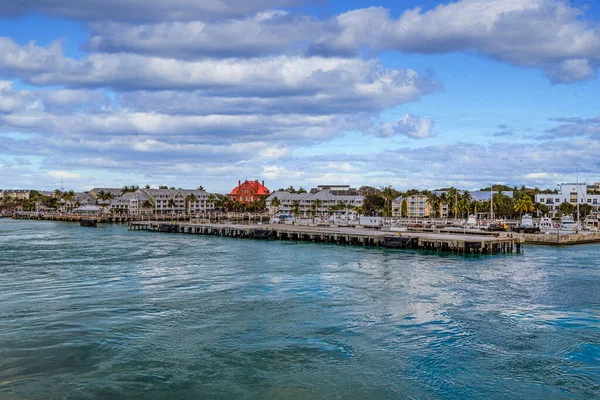 Pier von Key West vom Meer aus — Stockfoto