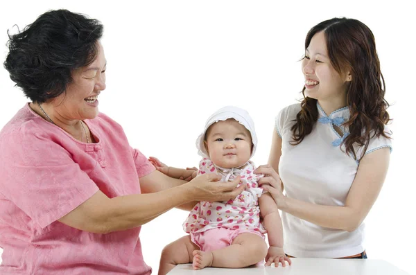 Grandma, mother and grandchild — Stock Photo, Image