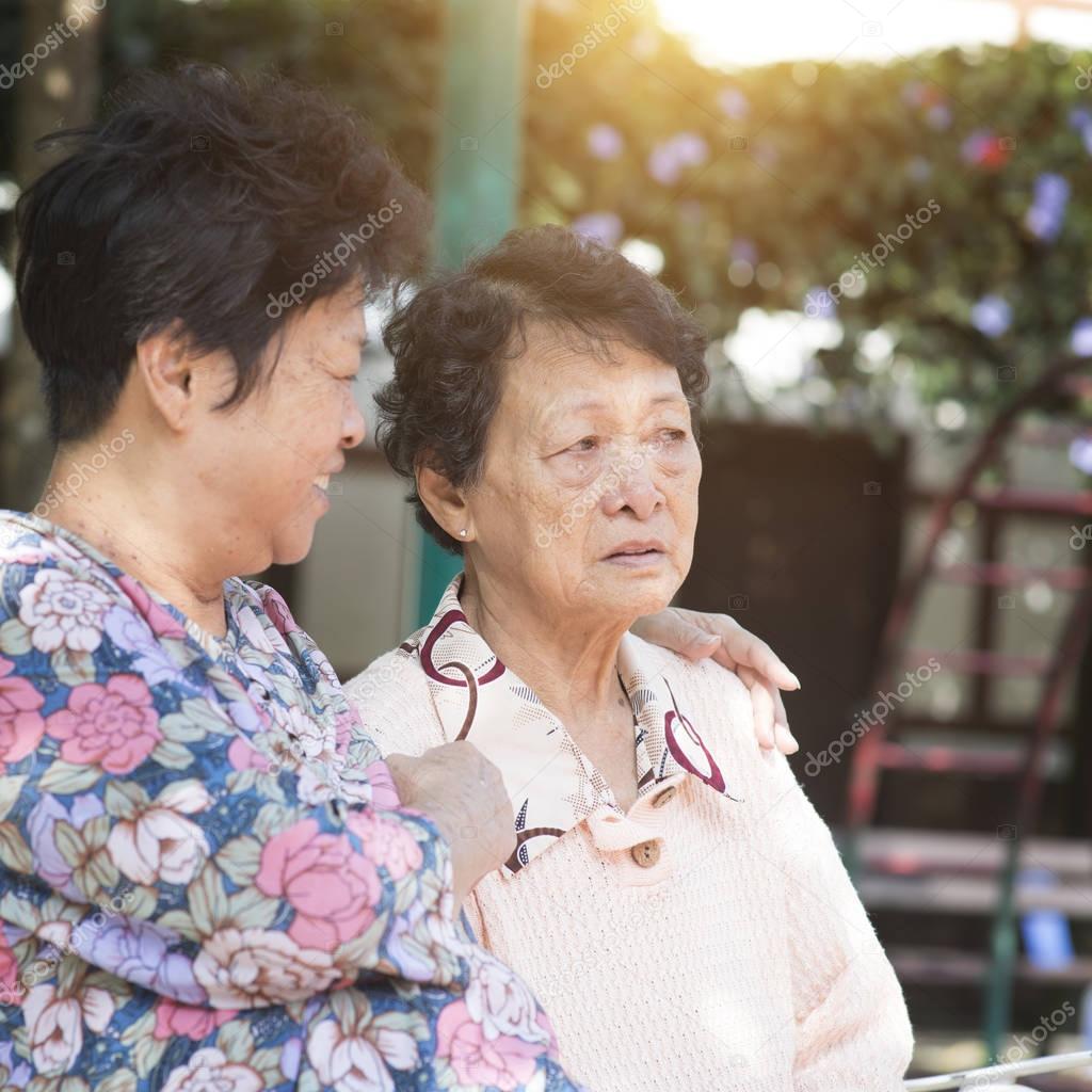 Asian elderly women 