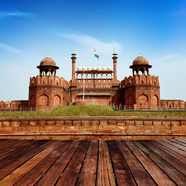 Ινδία, Δελχί, το κόκκινο φρούριο — Φωτογραφία Αρχείου