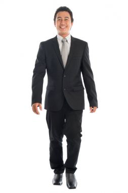 Asya iş insanlar yürürken, insanlar