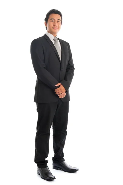 Corpo inteiro asiático empresário retrato — Fotografia de Stock