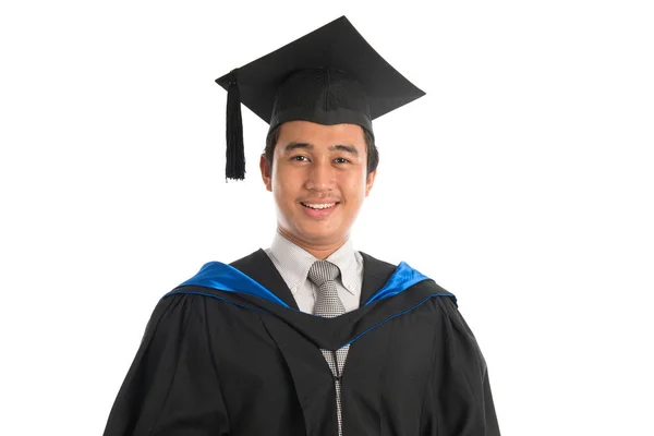 Retrato de graduação de estudante universitário — Fotografia de Stock