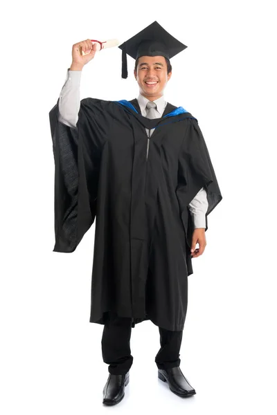 Teljes hossza Egyetemen tanuló érettségi — Stock Fotó