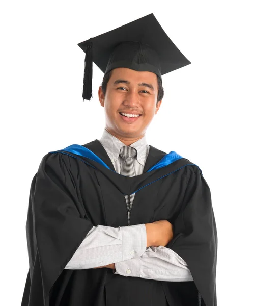 Ευτυχισμένος Πανεπιστήμιο student αποφοίτηση — Φωτογραφία Αρχείου