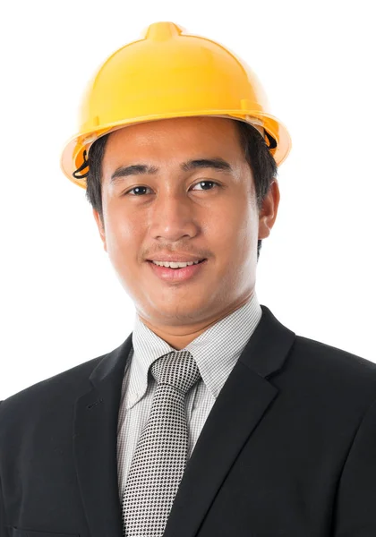 Asiatique homme avec casque de sécurité — Photo