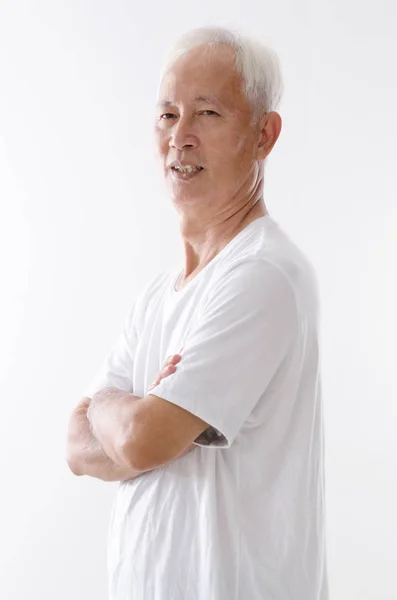 Viejo hombre asiático retrato —  Fotos de Stock