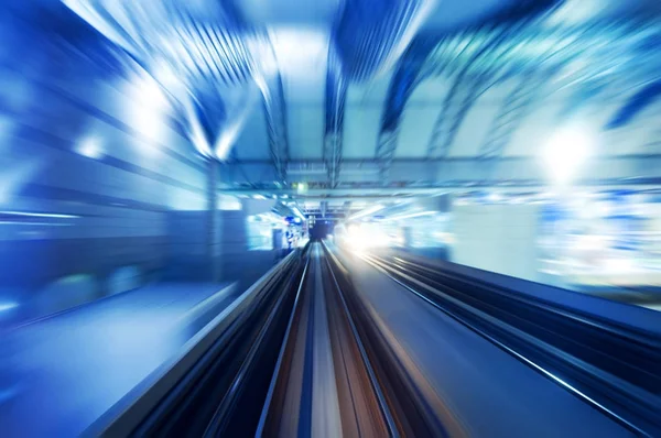 High speed train moving — Stock Photo, Image