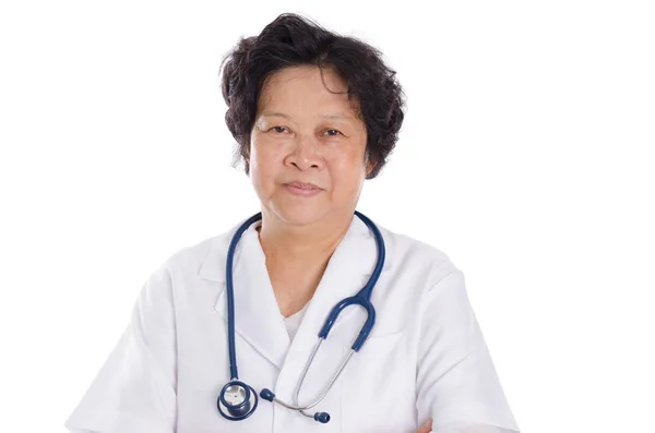 Szakmai ázsiai női orvos — Stock Fotó