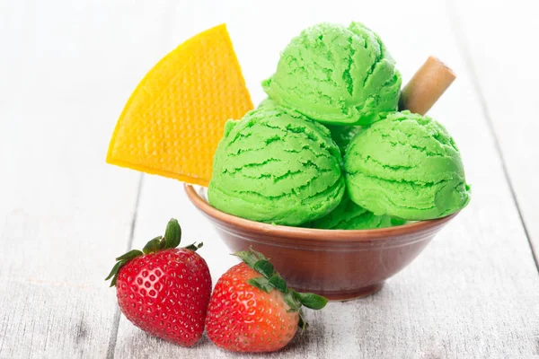Matcha παγωτό — Φωτογραφία Αρχείου