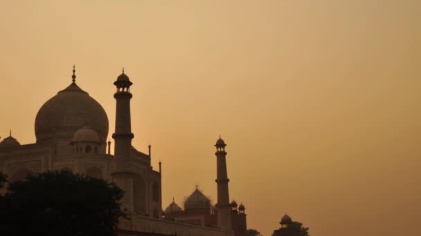 Taj Mahal Agra India Timelapse — Vídeos de Stock