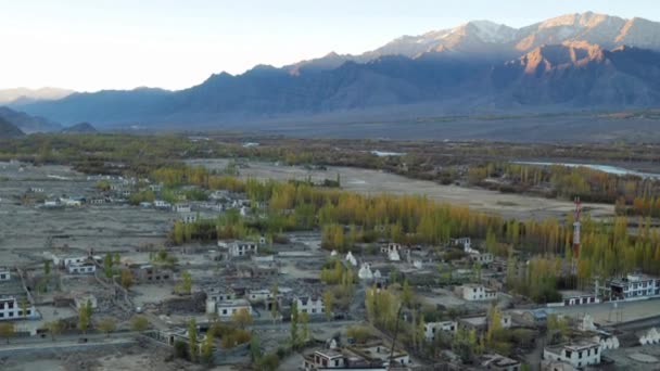 Leh Ladakh Parte Norte India Lapso Tiempo Amanecer — Vídeo de stock