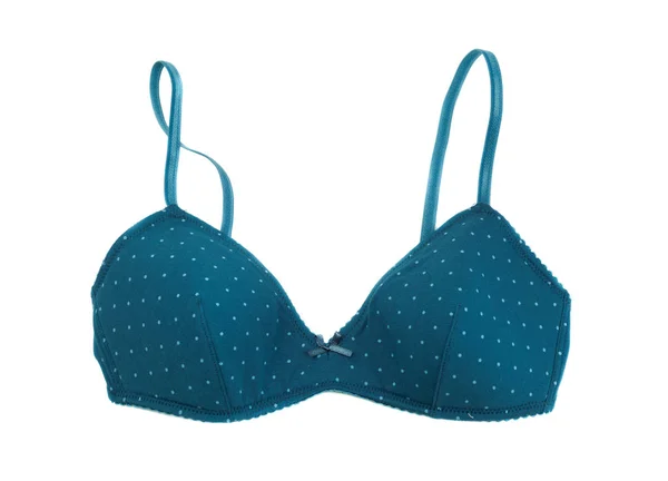 Reggiseno blu, isolato — Foto Stock