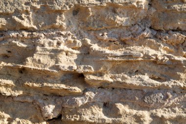 Doku arka planını kumtaşı güneş ışığı altında